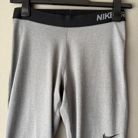 Nike sz L‎ gray black Pro Leggings - Picture 8 of 8
